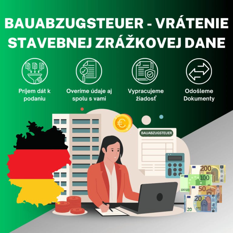 Bauabzugsteuer - vrátenie stavebnej zrážkovej dane